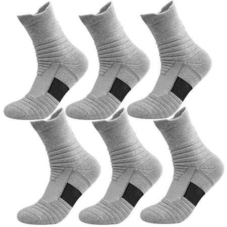 

YWDJ Winter Socks for Women Men And Women Sports Cotton Socks Breathable And Anti-odour 6 Pairs C