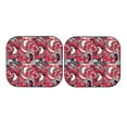 thumbnail image 5 of Lsque Rooster Head 2 PCS Windshield Sun Shade | CarFoldable Window Covers | Car Accessories Reflect UV for Universal Cars SUV Truck | Medium, 5 of 7