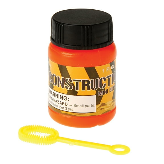Construction Mini Bubbles (24 Count)