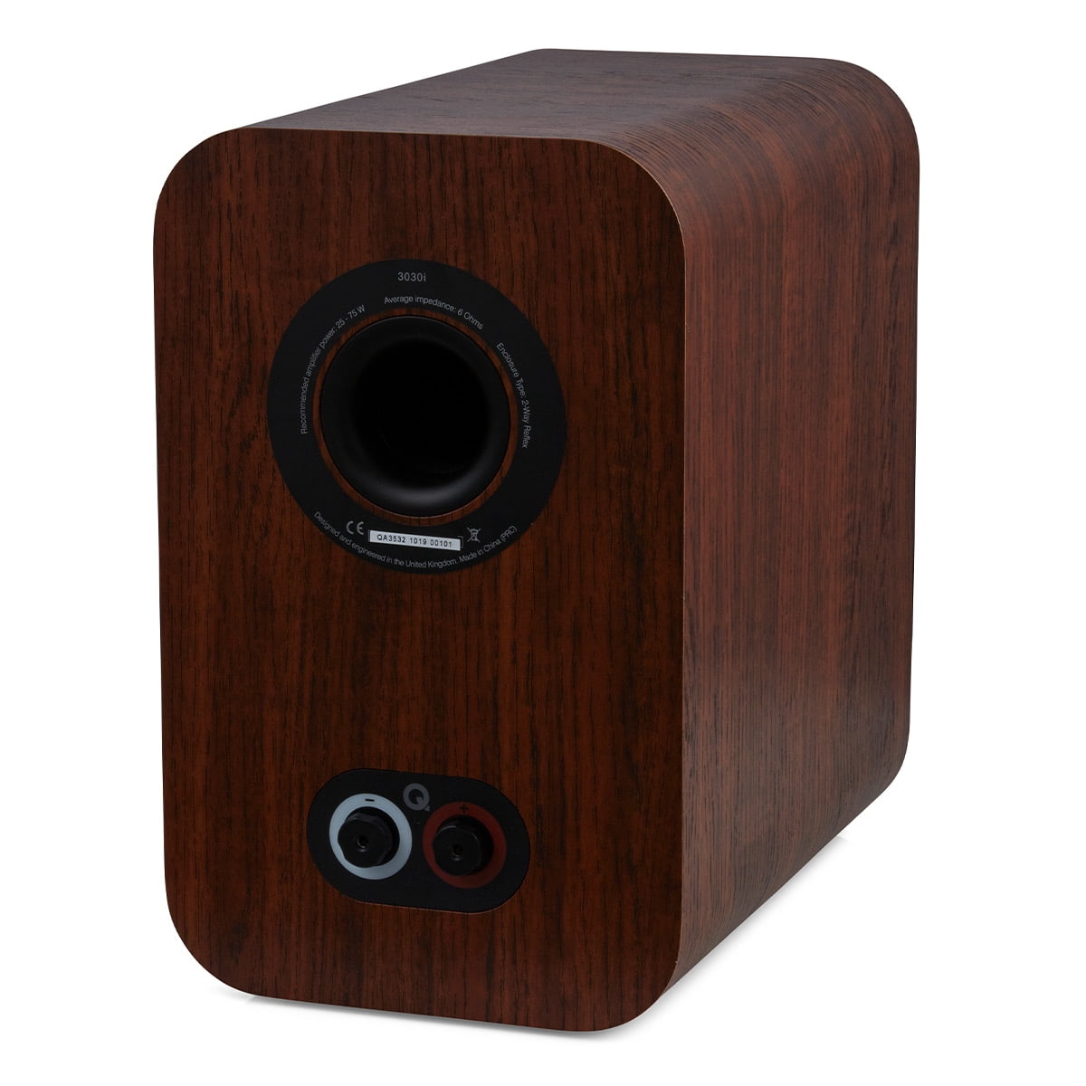 Q Acoustics 3030i Bookshelf Speaker - Pair (Walnut)