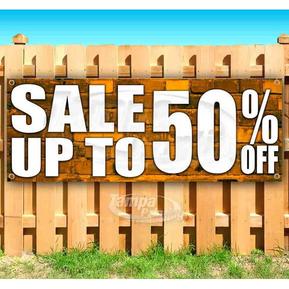 Sale Up To 50% Off 13 oz Vinyl Banner With Metal Grommets