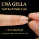 thumbnail image 5 of Puntas de gel para uñas UNA GELLA, cortas, con forma de almendra, 600 unidades, con caja, 5 of 9