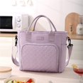 thumbnail image 2 of SXcggal Sac à Lunch Isolé Réutilisable Lunch pour École Pique-Nique Contenant Thermique pour Aliments avec Poignée Polyester Durable Sain Incassable Batterie de Cuisine Multifonction, 2 of 7
