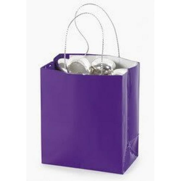 Mini Purple Gift Bag (2 dozen) Bulk [Toy]