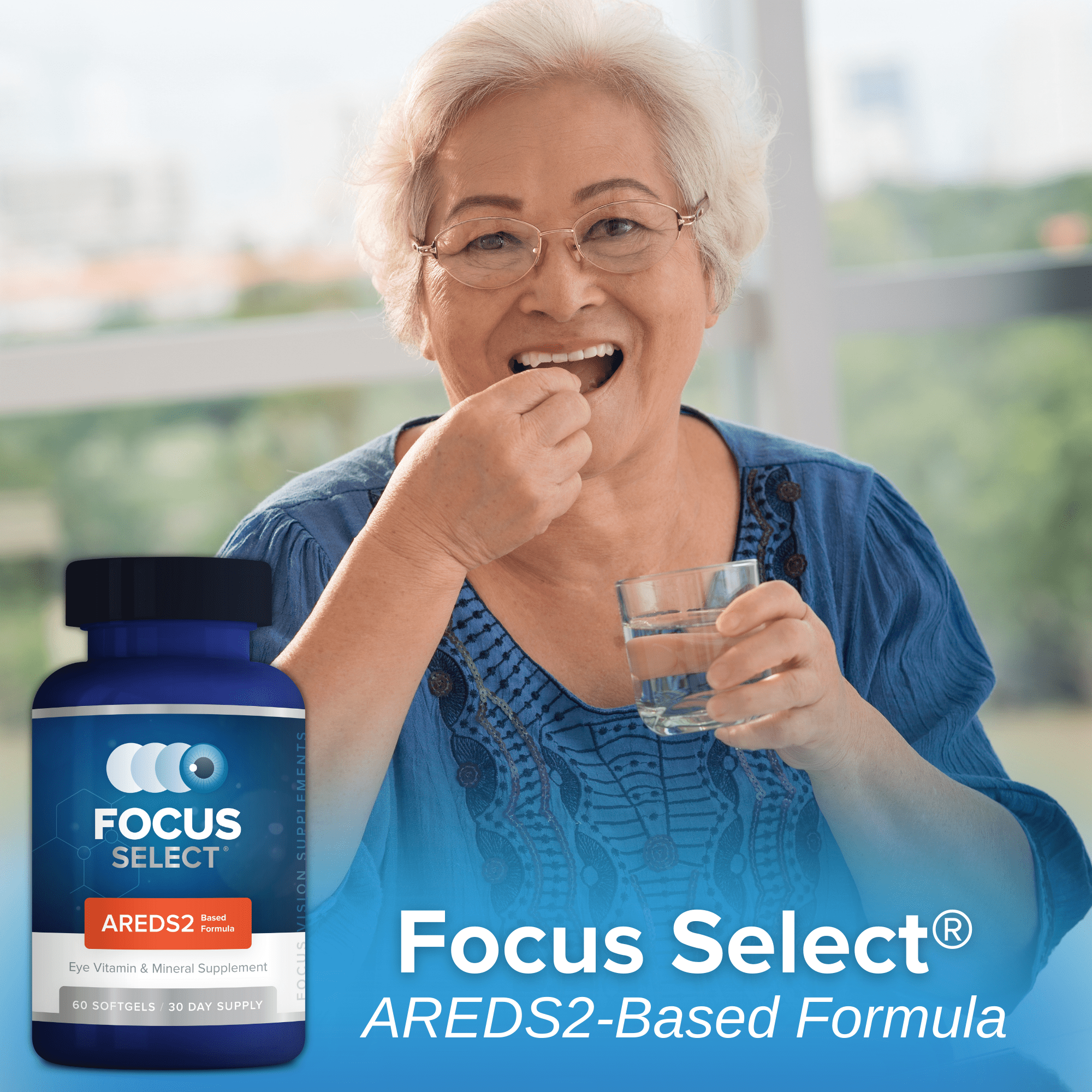 Focus Vitamins Focus Select Macular Health Formula Softgel, 360 Count, 180-Day Supply, Twin Pack