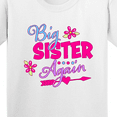 thumbnail image 4 of Inktastic Big Sister Again with Flowers and Arrow Youth T-Shirt, 4 of 5
