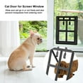 thumbnail image 4 of Puerta para perros, puerta de plástico para perros, cachorros y gatos, puerta para gatos, diseño fácil de usar Jadeshay A, 4 of 8