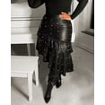thumbnail image 3 of Sexy Plus Size Leather Skirt, 3 of 6