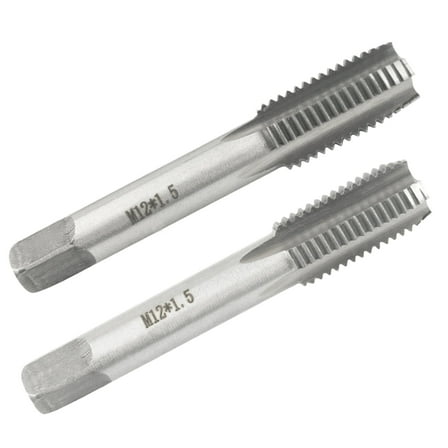 M12X1.5 Hand Tap Right Hand,M12X1.5mm Metric Threading Hand Tap 1Pair