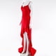 thumbnail image 4 of Vestidos de Fiesta Elegantes largo ajustado para mujer estilo sexy elegante vestido de satén ropa de fiesta Ygjytge Rojo T L para Mujer, 4 of 8