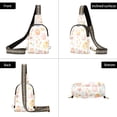 thumbnail image 7 of FORMRS Womens Crossbody Sling Bag Travel Daypack Shoulder Chest Backpack, Pink Easter Eggs, 7 of 7