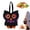 D, variant on Clearance Under $5 DIY Halloween Bags, Candy Bags with Pumpkin Owl Bat, Reusable Treat Bags for Kids Classroom