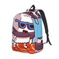 thumbnail image 2 of Yiaed Sushi Salmon Surfing Print Backpack, Premium Laptop Backpack, Travel Backpack for Women, Lightweight Backpacks, Comfortable Back Pack-Medium, 2 of 5