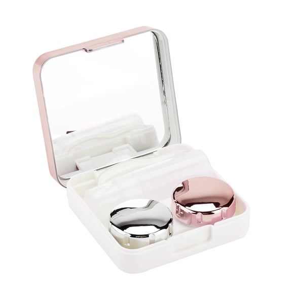 VBESTLIFE Reflective Cover Contact Lens Case Set Cute Lovely Travel Kit Box,Contact Lens Box,Lens Box