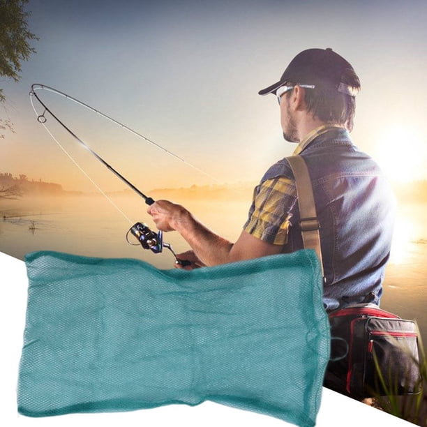 Sac De Pêche En Nylon – Mailles Fines – Fermeture à Cordon – Léger Et Compact – Pour Garder Vos Prises