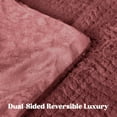 thumbnail image 4 of Superior Victoria Ultra-Soft Fluffy Fleece Blanket, Full/ Queen Size, Dusted Rose, 4 of 7
