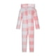 thumbnail image 4 of Mono de manga larga con capucha y pantalones largos para niña, a cuadros, informal, cálido, de poliéster, para dormir, para invierno, 4 of 6