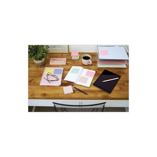 Post-it Original Pop-up Refill, 3" x 3", Beachside Cafe Collection Colors, 100 Sheets Per Pad, 18 Pads Per Pack