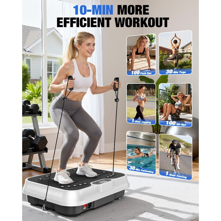 bigzzia Vibration Plate Exercise Machine, Whole Body Workout