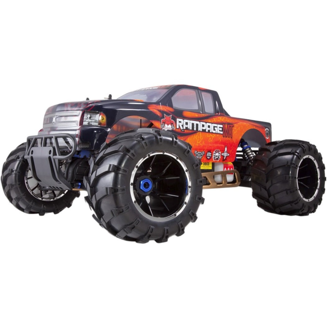 Redcat Racing Rampage MT V3 Gas Truck, Green/Flame, 1/5 Scale