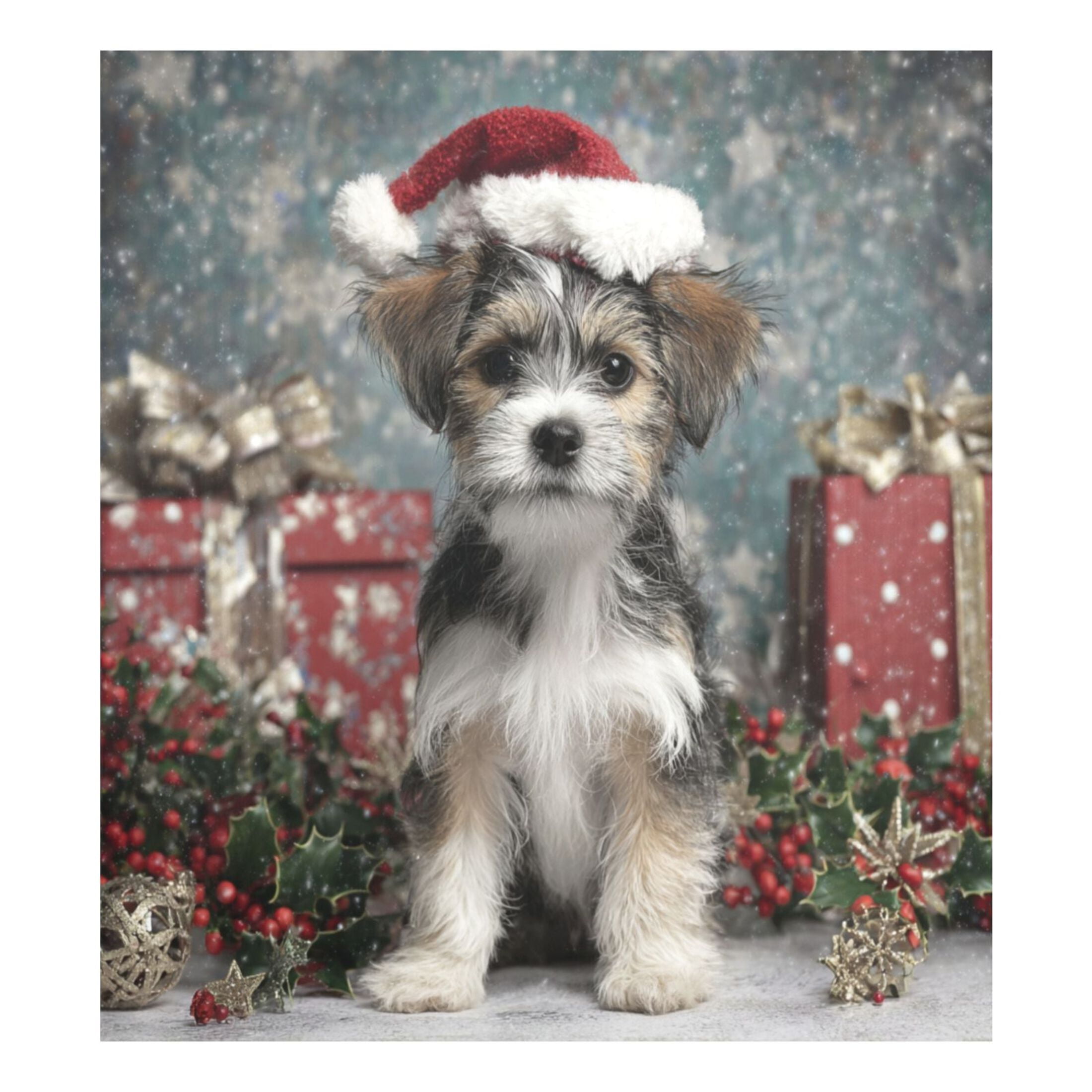 Dishwasher Sticker Magnetic Dishwasher Sticker Magnetic Decorative Sticker Refrigerator Sticker Dishwasher Decorative Stickers Cute Christmas Black Dog