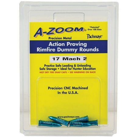 A-Zoom 12204 22 Rimfire Proving Training Rounds Snap Caps 22 Magnum, 6-Pack