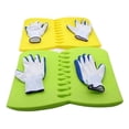 thumbnail image 3 of Garden Leaf Scoops & Gloves Set, 2 Pairs of , Adjustable-Handle Leaf Claws, High-Quality Plastic Hand Rakes, 3 of 5