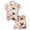 Light Pink, variant on Shadoumai Halloween Two Piece Outfit Toddler Kids Girls Short Sleeve Casual Printed Top Shorts Loose Cut Breathable Fabric Daily Play Wear Ages 2–13 Girl Everyday Casual Ensemble