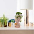 thumbnail image 5 of Face Planter Pot Head Planters, Lady Heads Flowerpot, Cute Girl Faces Plant Pot, Bust Statue Flower Pots, Round Women Succulent Pots for Indoor Outdoor Plants, Modern Vase with Drainage, 5 of 9