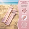 thumbnail image 2 of BlinkLLX 2 Pairs UV Long Sun Gloves Women's Sunblock Driving Gloves Non Slip Full Finger Arm Sun Protective for Outdoor Sports, 2 of 6