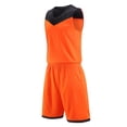 thumbnail image 5 of Maqroz Basketball Jersey Set for Men V Neck Sleeveless Tank Top Mesh Breathable Athletic Shorts Team Uniform Sports Training Two Piece Outfit Size 3-15 Years, 5 of 6