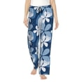 thumbnail image 2 of Goofa Flower Printed Soft Pajama Pants for Women, Wide Leg Comfy Casual Lounge Yoga Pants-X-Large, 2 of 9