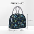 thumbnail image 2 of Balery Cartoon Dinosaur Bolsa de Almuerzo para Mujeres, Caja de Almuerzo, Bolsa de Almuerzo Pequeña Impermeable, Tote de Almuerzo Reutilizable con Gran Capacidad, 2 of 6