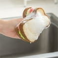 thumbnail image 6 of SPOORYYO Adorable Sandwich-Shaped Sponge for Kitchen and Bathroom Cleaning - Thick, Absorbent, and Eco-Friendly Dishwashing Brush, 6 of 9