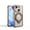 Gold, variant on Decase for iPhone 15 Mag Safe Case,Clear Back with 360° Rotating Aluminum Kickstand,Mag Safe Compatible,Shockproof PC TPU Rugged Cover,Orange