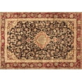 thumbnail image 1 of Ahgly Company Indoor Rectangle Medallion Brown Traditional Area Rugs, 7' x 9', 1 of 4