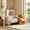 Beige, variant on Christopher Knight Home 79 in. 3-Seat Chenille Sofa, Modern Curved Upholstered Couch with Wood Base, Beige