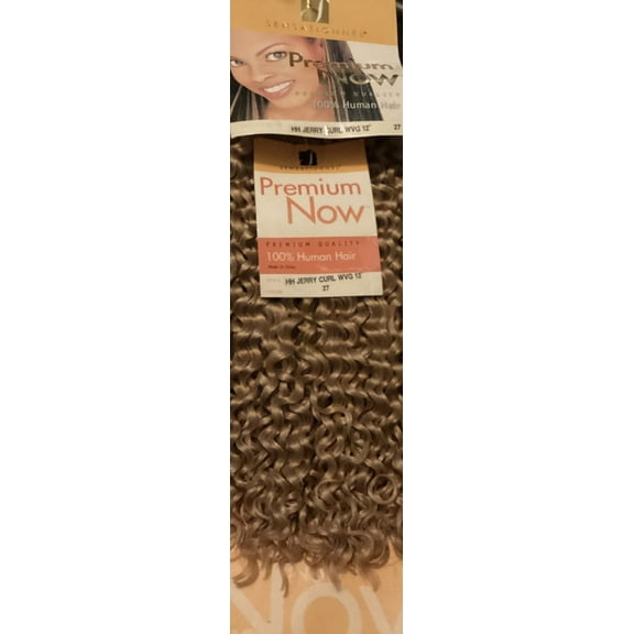Sensationnel Premium Now Human Hair _ Jerry Curl WVG 12” inch (#27)