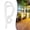 A, variant on Outdoor Light Clips Plastic Gutter Hooks for Holiday String Lights No Tool Light Hangers for Roof Patio Decorations White 1 Pack