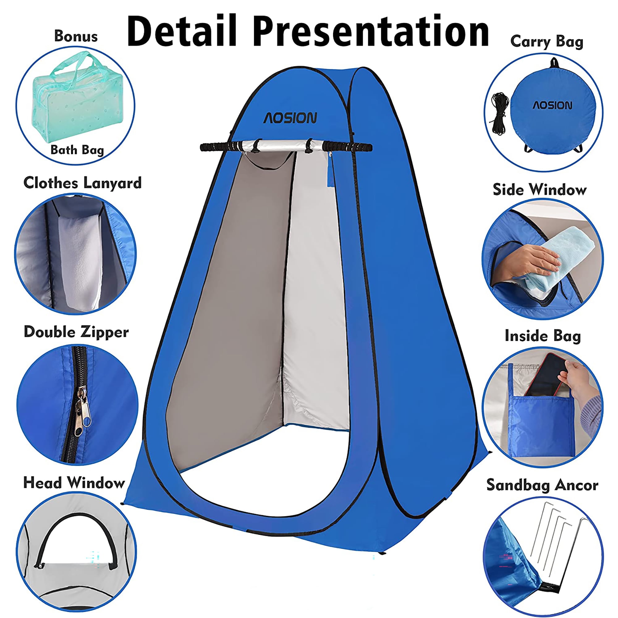 Pop Up Shower Camping Tent Outdoor Privacy Camp Toilet Tent Portable pop-up-shower-camping-tent-outdoor-privacy-camp-toilet-tent-portable
