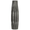 thumbnail image 1 of Urban Trends Collection 53044 Ceramic Patterned Bellied Round Vase with Embossed Diamond Design Body & Tapered Bottom, Matte & Dark Taupe - Large, 1 of 2