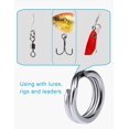 thumbnail image 4 of czcpp-250pcs Fishing Split Rings Assortment Kit, Stainless Steel Double Flat Wire Snap Ring Lure Tackle Connector, 4 of 4
