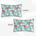 thumbnail image 2 of Balery Flamingo Bedding Queen Pillow Cases - Envelope Closure - Soft Brushed Microfiber Fabric - Shrinkage and Fade Resistant Pillow Cases-16"x24", 2 of 6