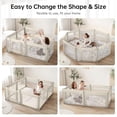 thumbnail image 2 of Baby Playpen Dora dotey plegable con puerta para bebés, color caqui, 2 of 6