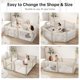thumbnail image 2 of Baby Playpen Dora dotey plegable con puerta para bebés, color caqui, 2 of 6