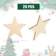 thumbnail image 2 of 20 estrellas de madera para manualidades, adornos de estrellas de madera, estrella de madera para escribir y pintar para decoración de festivales, 2 of 5