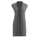 thumbnail image 4 of Cárdigan de moda para mujer, abrigo liso, informal, sin mangas, blusa larga tipo cárdigan, abrigo para mujer, 4 of 6