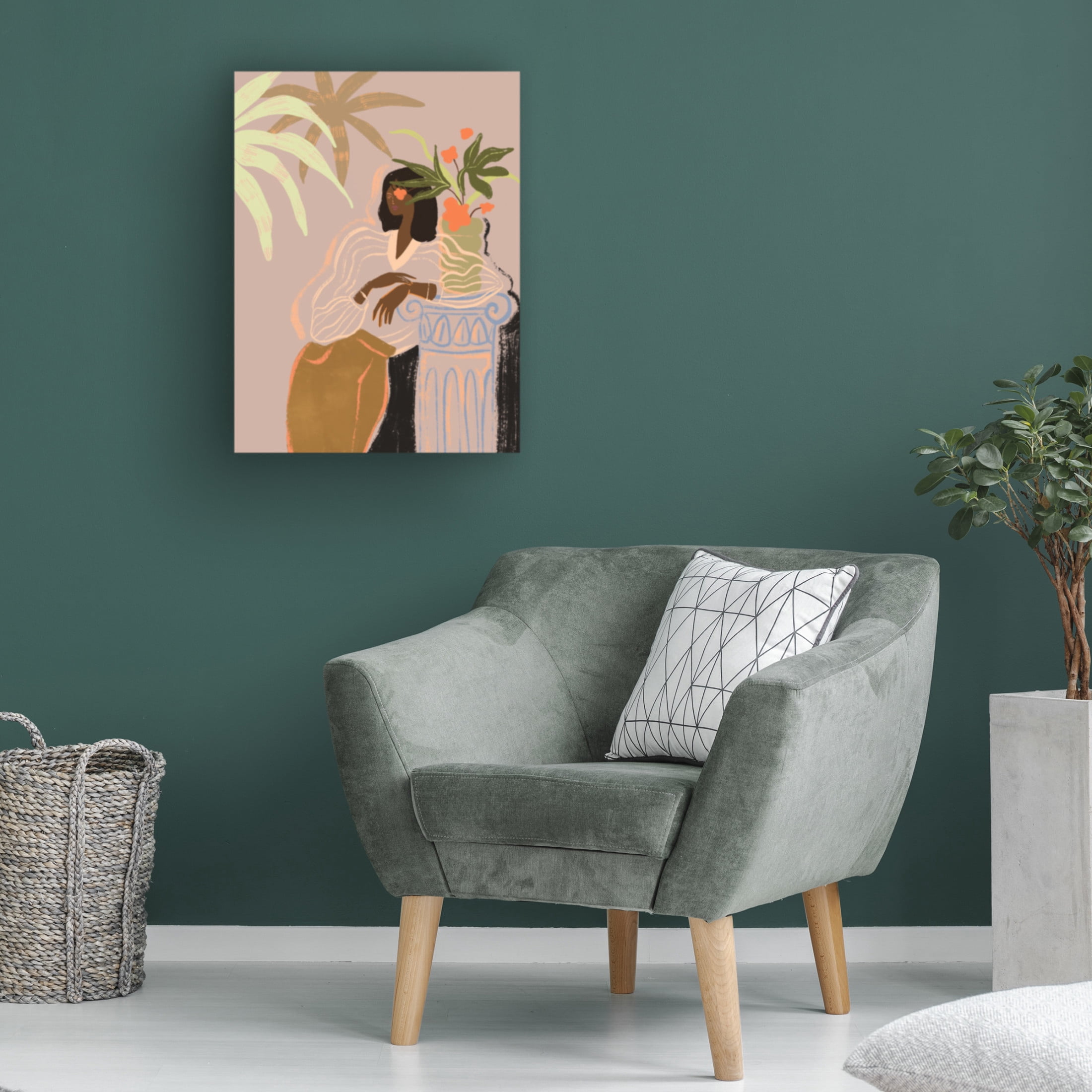 Trademark Fine Art Arty Guava Waiting Canvas Wall Art