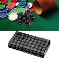 thumbnail image 2 of 100pcs Dices 6 Sided Dices 16mm Digital Number Cubes Corner For Kid Toys/games, 2 of 5