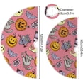 thumbnail image 3 of FMSHPON Halloween Cartoon Pattern Xmas Christmas Tree Skirt Stand Mat for Holiday Party Decoration Indoor Outdoor 36 inches, 3 of 6